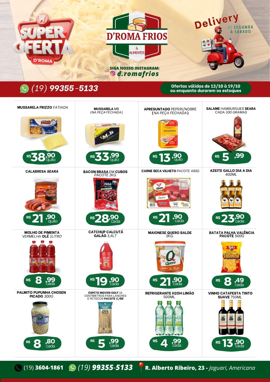 Jornal de ofertas da semana D'Roma Frios